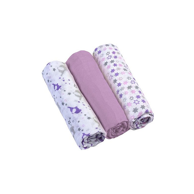 BABYONO set of muslin diaper 3pc. 348/04