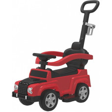 BABY MIX Jeep tolkalka machine with handle, UR-HZ635 red