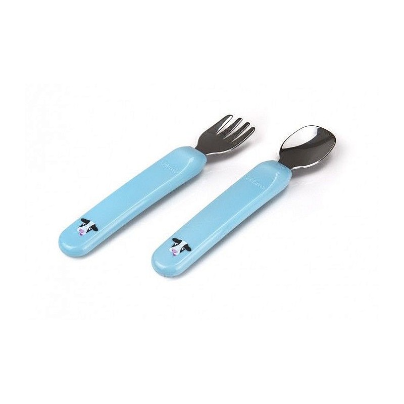 KIDSME cutlery set 6m +, Aquamarine 140301 AQ