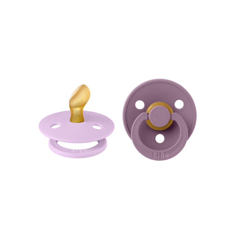 BIBS Colour Anatomical pacifiers Violet Sky / Mauve 0-6m., 2 pcs.