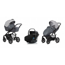 TUTIS AERO Reflective universal stroller 3in1, 140 Grey