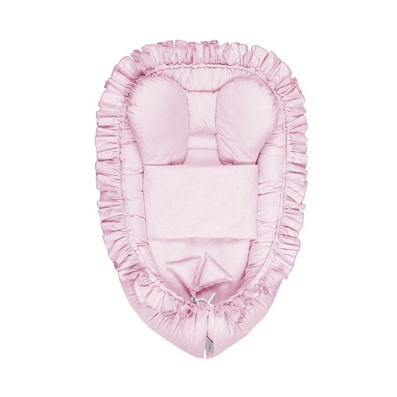 BELISIMA nest for the newborn with a blanket PURE PINK