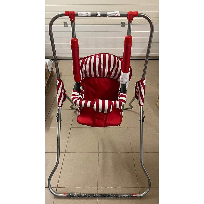 ACIA swings with safety bar RED STRIPES