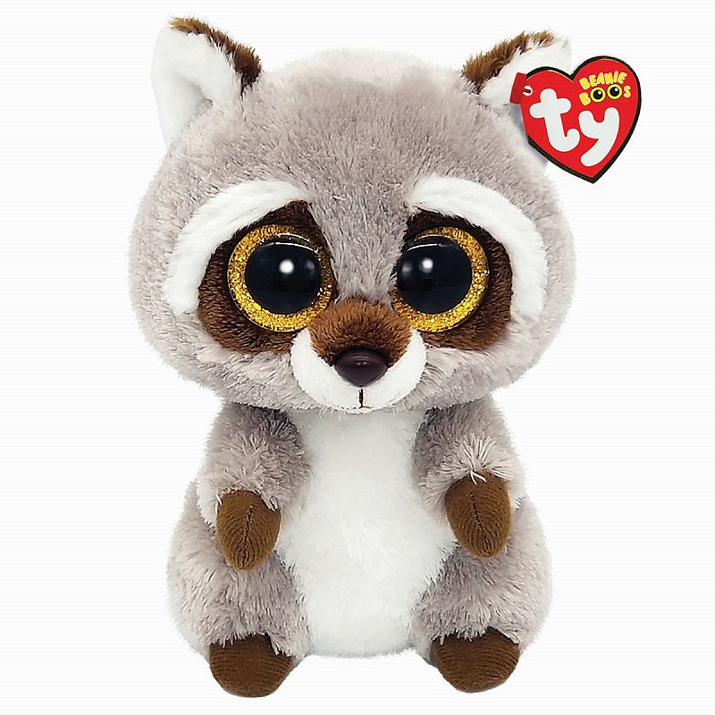 TY Beanie Boos Toy OAKIE GRAY RACCOON REG TY36375