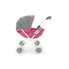 TO-MA Doll stroller LENA PINK and GREY