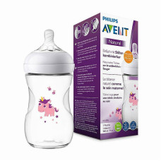 PHILIPS AVENT Natural UNICORN bottle of 260ml, 1M +, SCF070 / 25