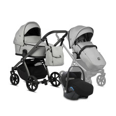 TUTIS MIO PLUS universal stroller 3in1 Pearl 242