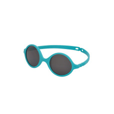 KIETLA sunglasses for babies 0-12 months with screwless and 100% unbreakable frame, higher category 4 protection, color PEACOCK BLUE