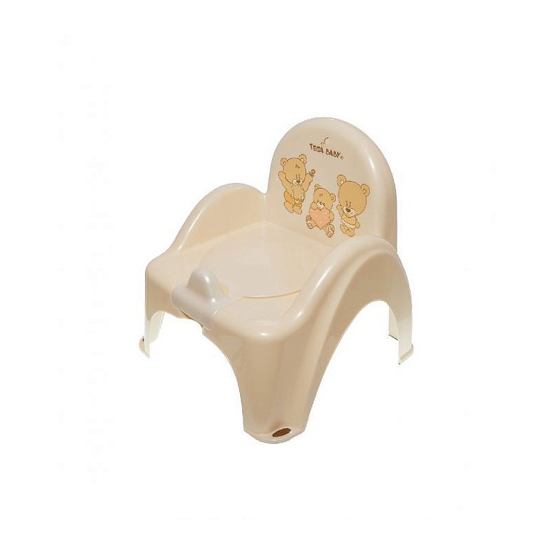 TEGA BABY pot-chair BEAR - pearl beige, MS-012