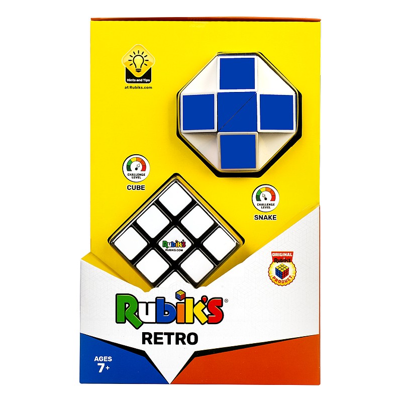 Kubiks Rubiks Dāvanu komplekts ,,Retro´´ (Čūska + 3x3)