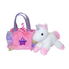 AURORA Fancy Pals Plush Unicorn in a pink bag, 20 cm 220889A