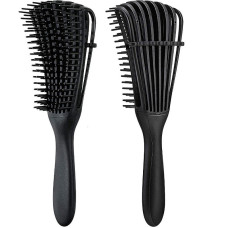 MPORT Massaging hair comb, black MXA241B