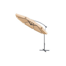 MPORT Large garden umbrella, beige