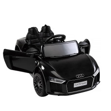 Latest licensed electric car AUDI R8, black