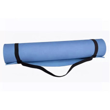 Yoga mat, thickness 1 cm - blue