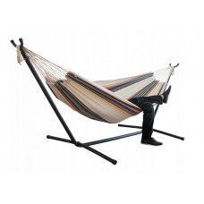 Double hammock with stand