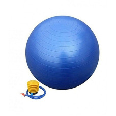 MPORT Blue gymnastic ball with pump 65 cm.