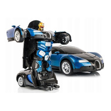 Radio-controlled transformer Bugatti - blue