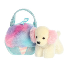 AURORA Fancy Pals Plush Dog in a cotton candy bag, 20 cm 220103D