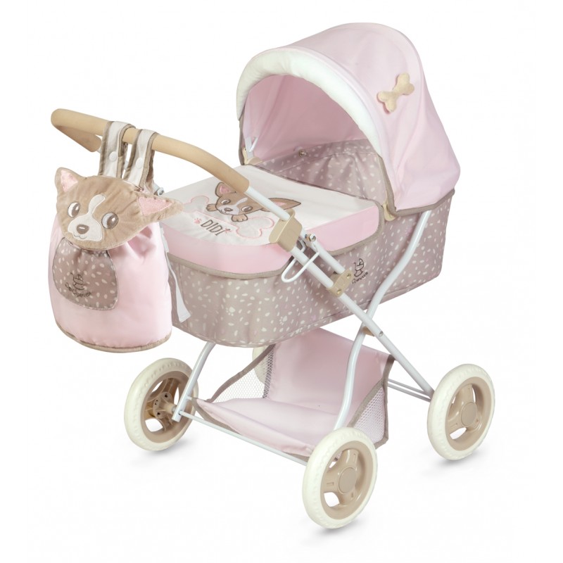 DeCuevas Doll pram with bag DIDI 60cm, L 85043