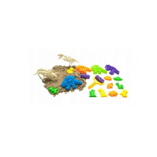 MPORT Kinetic sand with dinosaur molds B29E