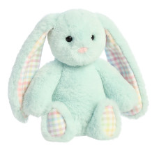 AURORA Rainbow Gingham Bunnies, 18 cm