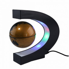 Golden LED lamp - globe