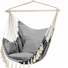 MPORT Light gray hanging hammock