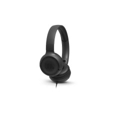 JBL on-ear headphones with microphone, black JBLT500BLK