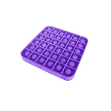 Silicone square mat, purple