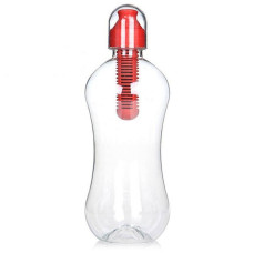 MPORT Water filtering bottle 0.5L, red MXD009P