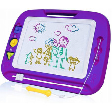 MPORT Drawing board with figures, purple MXD204P