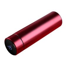 Thermos with LED screen, red