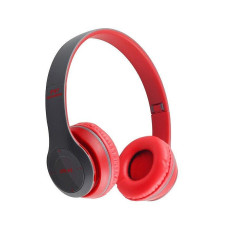 Wireless „Bluetooth“ headphones, red