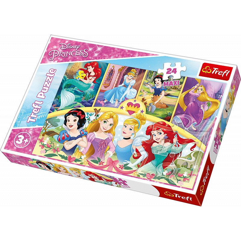 TREFL DISNEY PRINCESS Puzle Princeses, 24 gab.