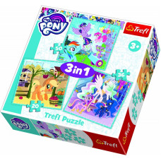 TREFL Pužļu komplekts "3 in 1" My LittlePony