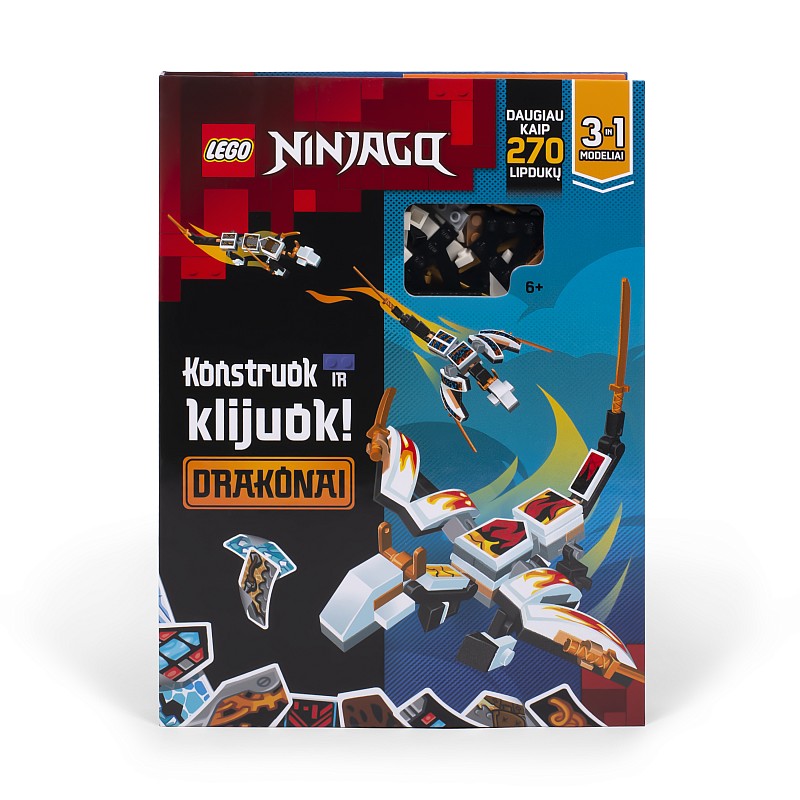 LEGO NINJAGO Sticker Book: Ninjago Dragons (Lithuanian)