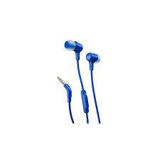 JBL in-ear austiņas ar mikrofonu, zilas JBLE15BLU