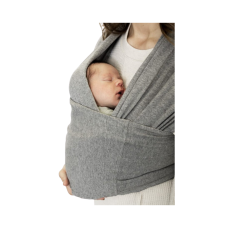 BBLÜV Chimparoo Snüg ergonomic organic cotton baby candelina-wrap 0-18 months GRAY, size L-XXL