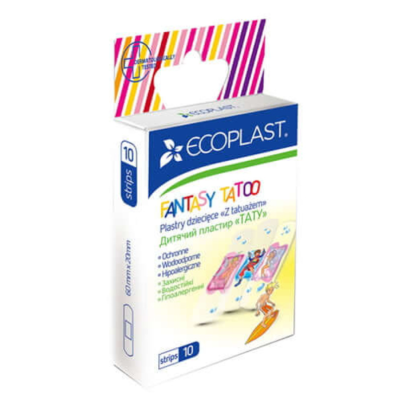 Ecoplast Plasters N10 Tattoo for Children