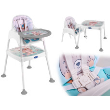 Feeding chair + table 3in1 blue