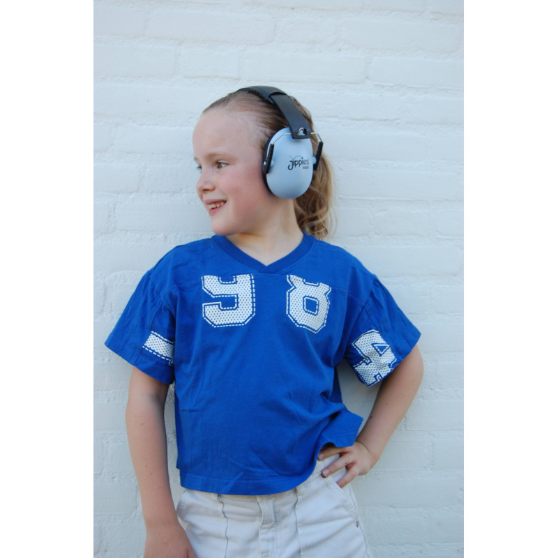 Jippie’s kids’ noise-reducing headphones, light blue — 858522