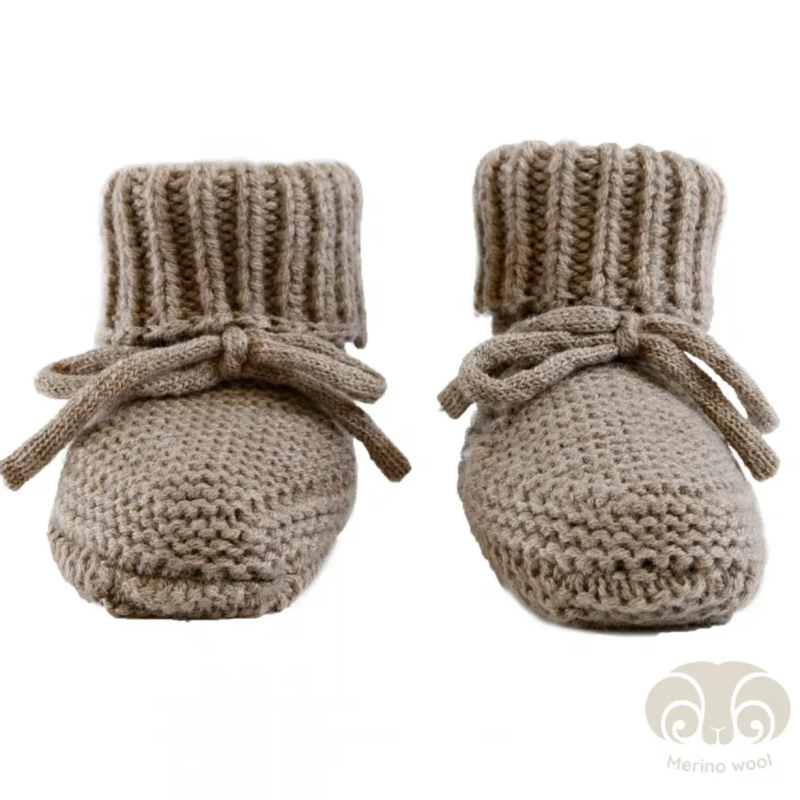 Jaunums! Lodger Lodger Slipper Folklore merino vilnas čībiņas, Buffalo, 0-6m SLM_535