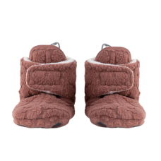 Lodger Slipper Folklore Fleece, 6-12 m., Rosewood SLF_625_6-12