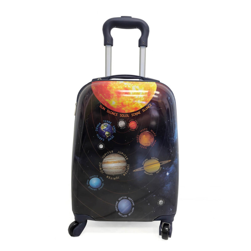 Marko BC-KOS-001 travel suitcase – Planets, large, Solar System