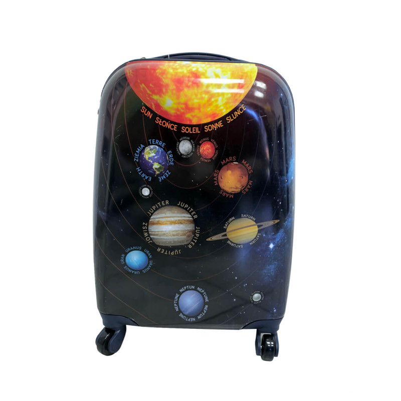 Marko BC-KOS-001 travel suitcase – Planets, large, Solar System