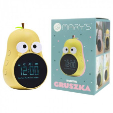 Mary's Alarm clock PEAR Yellow 82 x 75 x 124mm