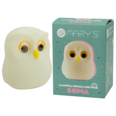 Mary's Night lamp LED OWL 2.6W 99x97x112mm