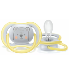 PHILIPS AVENT pacifier Ultra Air Deco, neutral grey bear, 6-18M (1 pcs)