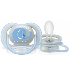 PHILIPS AVENT silicone pacifier Ultra Air Deco, grey elephant, 6-18M (1pcs), SCF086_78